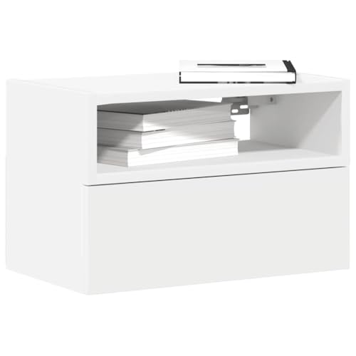 GCHDHAPB Home-Tische, Nachttische, Wand-Nachttische, 2 Stück, weiß, 45 x 26 x 28,5 cm von GCHDHAPB