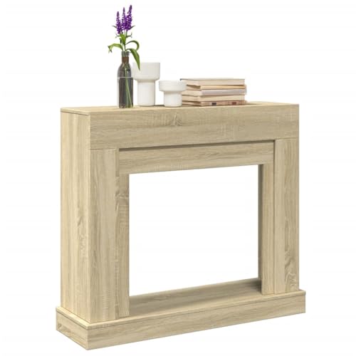GCHDHAPB Kaminumrandung Sonoma Eiche 100x30x87,5cm Holzwerkstoff Haus & Garten Kamin & Holzofen Zubehör von GCHDHAPB