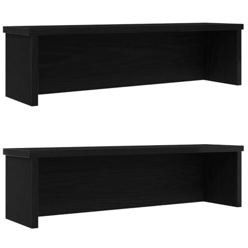 GCHDHAPB Küchenregale, stapelbar, 2 Stück, schwarz, 60 x 15 x 16 cm GCHDHAPB Küchenregale, stapelbar, 2 Stück, schwarz, 60 x 15 x 16 cm von GCHDHAPB