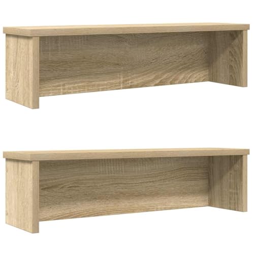 GCHDHAPB Küchenregale stapelbar 2 Stück Sonoma Eiche 50x15x16cm von GCHDHAPB