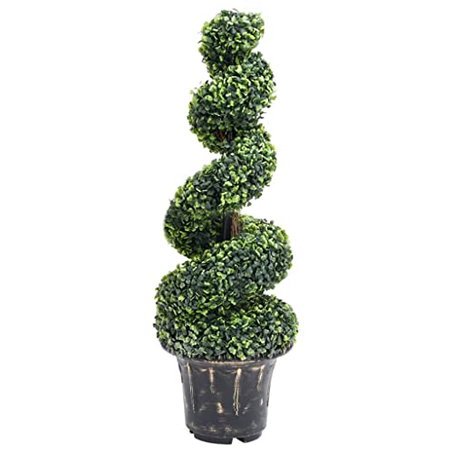 GCHDHAPB Künstliche Buchsbaum-Spiralpflanze mit Topf grün 100 cm Haus & Garten Dekor Künstliche Flora GCHDHAPB Künstliche Buchsbaum-Spiralpflanze mit Topf grün 100 cm Haus & Garten Dekor Künstliche Flora von GCHDHAPB