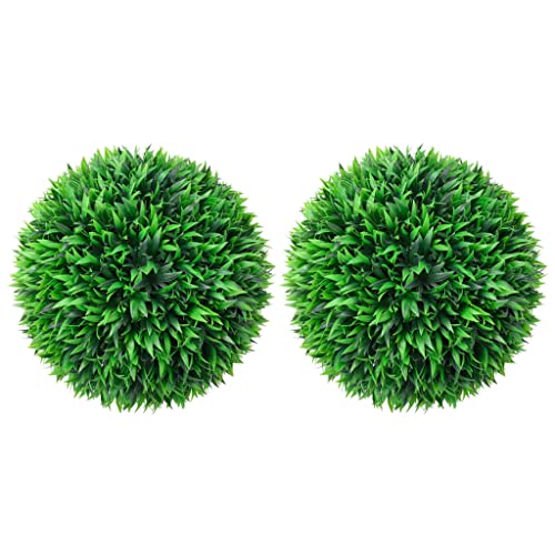 GCHDHAPB Künstliche Buchsbaumkugeln, 2 Stück, 38 cm, Heim- und Gartendekoration, künstliche Flora GCHDHAPB Künstliche Buchsbaumkugeln, 2 Stück, 38 cm, Heim- und Gartendekoration, künstliche Flora von GCHDHAPB