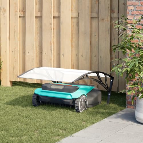 GCHDHAPB Mähroboter Garage schwarz 80x101x46cm von GCHDHAPB