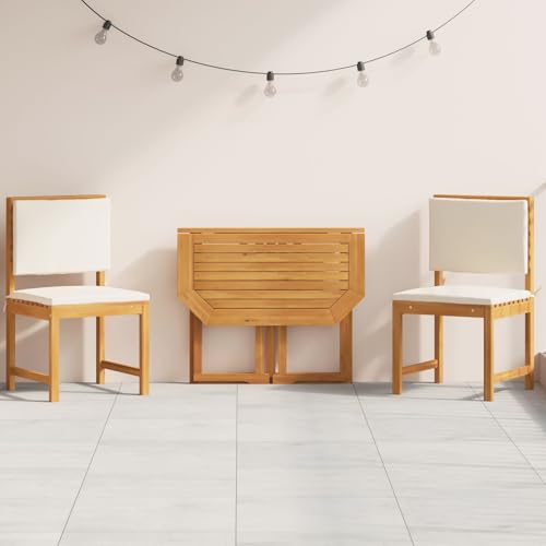 GCHDHAPB Möbel, Sets, 2er-Set, braun, massives Akazienholz, Standard, klappbar von GCHDHAPB