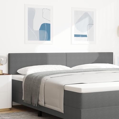GCHDHAPB Möbel, Sets, LED-Kopfteil, schlichtes Design, hellgrau, 100 cm, Cordstoff von GCHDHAPB