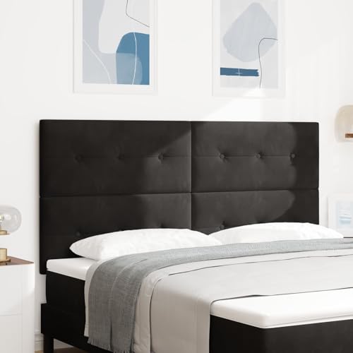 GCHDHAPB Möbel, Sets, LED-Kopfteil, schwarz, 90 cm, Samt GCHDHAPB Möbel, Sets, LED-Kopfteil, schwarz, 90 cm, Samt von GCHDHAPB