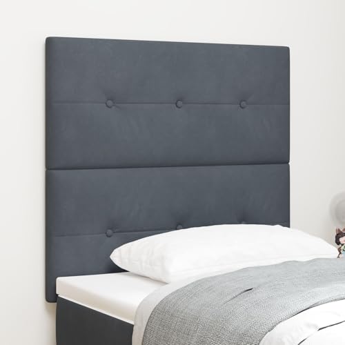 GCHDHAPB Möbel,Sets,LED-Kopfteil dunkelgrau 100 cm Samt GCHDHAPB Möbel,Sets,LED-Kopfteil dunkelgrau 100 cm Samt von GCHDHAPB