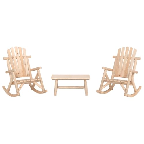 GCHDHAPB Outdoor Möbel Sets - 3-teiliges Garten-Lounge-Set Massivholz Fichte GCHDHAPB Outdoor Möbel Sets - 3-teiliges Garten-Lounge-Set Massivholz Fichte von GCHDHAPB