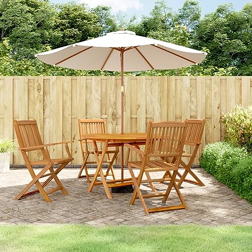 GCHDHAPB Outdoor Möbel Sets - 5-teilig Garten Essgruppe Massivholz Akazie GCHDHAPB Outdoor Möbel Sets - 5-teilig Garten Essgruppe Massivholz Akazie von GCHDHAPB