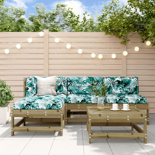 GCHDHAPB Outdoor Möbel Sets - 5-teiliges Garten-Lounge-Set imprägniertes Holz Kiefer GCHDHAPB Outdoor Möbel Sets - 5-teiliges Garten-Lounge-Set imprägniertes Holz Kiefer von GCHDHAPB