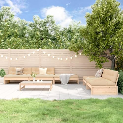 GCHDHAPB Outdoor Möbel Sets - 6-teiliges Garten-Lounge-Set Massivholz Kiefer GCHDHAPB Outdoor Möbel Sets - 6-teiliges Garten-Lounge-Set Massivholz Kiefer von GCHDHAPB