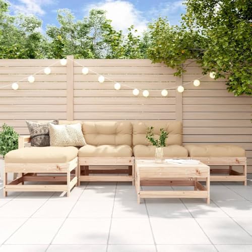 GCHDHAPB Outdoor Möbel Sets - 6-teiliges Garten-Lounge-Set Massivholz Kiefer GCHDHAPB Outdoor Möbel Sets - 6-teiliges Garten-Lounge-Set Massivholz Kiefer von GCHDHAPB