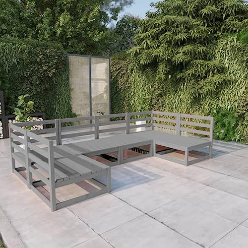 GCHDHAPB Outdoor Möbel Sets - 6-teiliges Garten-Lounge-Set Massivholz Kiefer GCHDHAPB Outdoor Möbel Sets - 6-teiliges Garten-Lounge-Set Massivholz Kiefer von GCHDHAPB