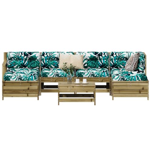 GCHDHAPB Outdoor Möbel Sets - 7-teiliges Gartensofa-Set imprägniertes Holz Kiefer GCHDHAPB Outdoor Möbel Sets - 7-teiliges Gartensofa-Set imprägniertes Holz Kiefer von GCHDHAPB