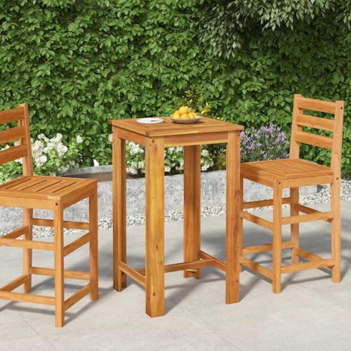 GCHDHAPB Outdoor Outdoor Tische Garten Bartisch 60x60x105cm Massivholz Akazie GCHDHAPB Outdoor Outdoor Tische Garten Bartisch 60x60x105cm Massivholz Akazie von GCHDHAPB