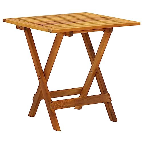 GCHDHAPB Outdoor Outdoor Tische Home-Bistrotisch 46x46x47cm Akazienholz massiv von GCHDHAPB
