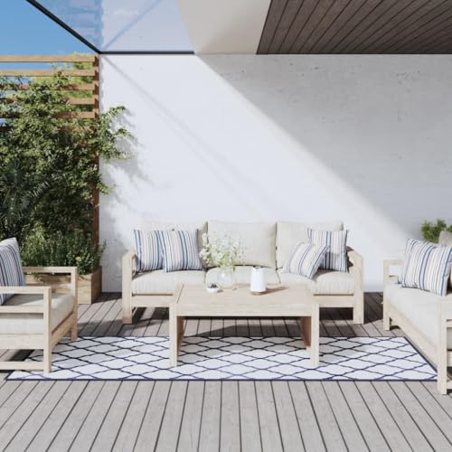 GCHDHAPB Outdoor-Teppich, Marineblau und Weiß, 80 x 250 cm, wendbares Design, für Haus und Garten, Rasen und Garten, Outdoor, Wohnzimmer, Outdoor-Teppiche GCHDHAPB Outdoor-Teppich, Marineblau und Weiß, 80 x 250 cm, wendbares Design, für Haus und Garten, Rasen und Garten, Outdoor, Wohnzimmer, Outdoor-Teppiche von GCHDHAPB