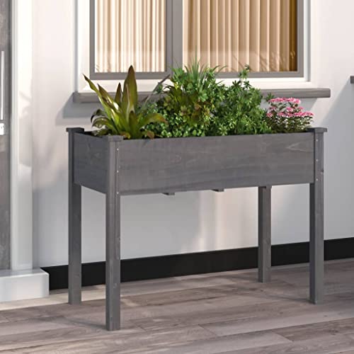 GCHDHAPB Pflanzgefäß mit Einsatz, grau, 118 x 59 x 76 cm, Massivholz, FirHome & Garden, Rasen & Garten, Gartentöpfe & Pflanzgefäße GCHDHAPB Pflanzgefäß mit Einsatz, grau, 118 x 59 x 76 cm, Massivholz, FirHome & Garden, Rasen & Garten, Gartentöpfe & Pflanzgefäße von GCHDHAPB
