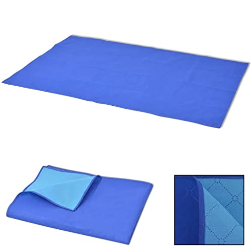GCHDHAPB Picknickdecke blau und hellblau 100x150cm GCHDHAPB Picknickdecke blau und hellblau 100x150cm von GCHDHAPB