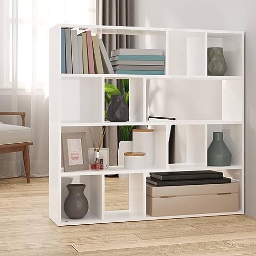 GCHDHAPB Raumteiler Bücherschrank Raumteiler Hochglanz Weiß 105x24x102cm GCHDHAPB Raumteiler Bücherschrank Raumteiler Hochglanz Weiß 105x24x102cm von GCHDHAPB