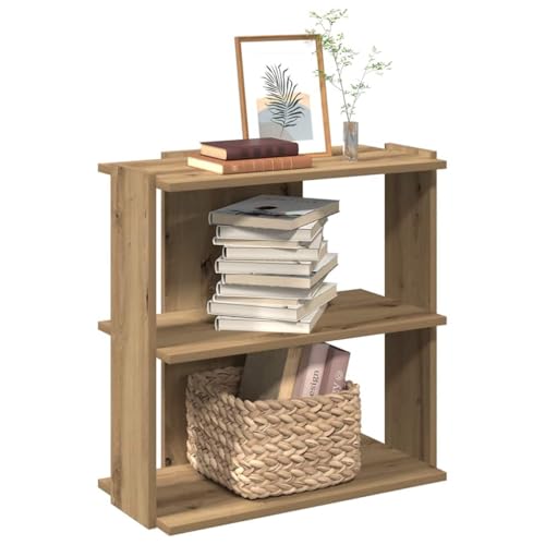 GCHDHAPB Regal, Bücherregale und Standregale, Bücherregal, 3-stöckig, Eiche, 60 x 30 x 60 cm, Holzwerkstoff GCHDHAPB Regal, Bücherregale und Standregale, Bücherregal, 3-stöckig, Eiche, 60 x 30 x 60 cm, Holzwerkstoff von GCHDHAPB