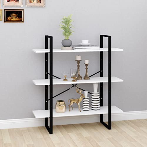 GCHDHAPB Regal, Bücherregale & Standregale, Bücherschrank, Weiß, 100 x 30 x 105 cm, Holzwerkstoff GCHDHAPB Regal, Bücherregale & Standregale, Bücherschrank, Weiß, 100 x 30 x 105 cm, Holzwerkstoff von GCHDHAPB