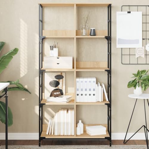 GCHDHAPB Regal für Zuhause, Bücherregale & Standregale, Bücherregal, Sonoma-Eiche, 78,5 x 33 x 153 cm, Holzwerkstoff GCHDHAPB Regal für Zuhause, Bücherregale & Standregale, Bücherregal, Sonoma-Eiche, 78,5 x 33 x 153 cm, Holzwerkstoff von GCHDHAPB