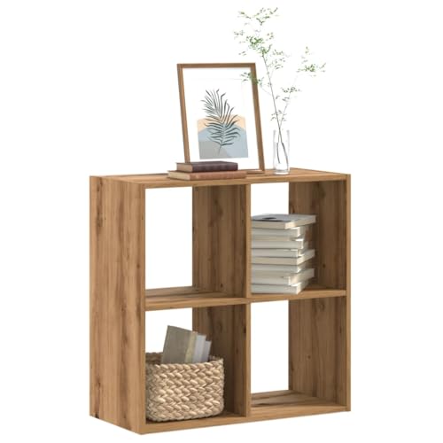 GCHDHAPB Regal für Zuhause, Bücherregale und Standregale, Bücherregal, aus künstlicher Eiche, 68,5 x 32 x 68,5 cm, Holzwerkstoff GCHDHAPB Regal für Zuhause, Bücherregale und Standregale, Bücherregal, aus künstlicher Eiche, 68,5 x 32 x 68,5 cm, Holzwerkstoff von GCHDHAPB