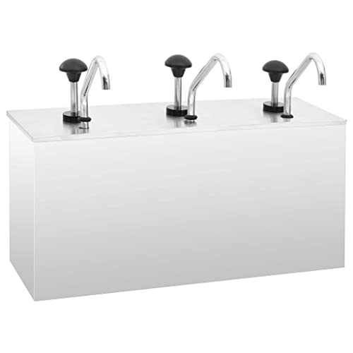 GCHDHAPB Saucenspender Edelstahl 3 x 3,5 L GCHDHAPB Saucenspender Edelstahl 3 x 3,5 L von GCHDHAPB