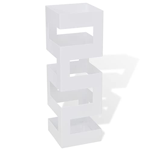 GCHDHAPB Schirmständer, quadratisch, 48,5 cm, Weiß GCHDHAPB Schirmständer, quadratisch, 48,5 cm, Weiß von GCHDHAPB