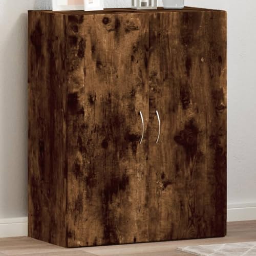 GCHDHAPB Schränke & Aufbewahrung, Aktenschränke, Aktenschrank, Räuchereiche, 60 x 32 x 77,5 cm, Holzwerkstoff von GCHDHAPB