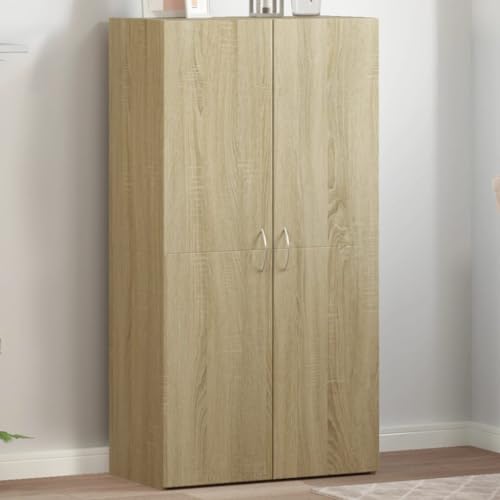 GCHDHAPB Schränke & Aufbewahrung, Aktenschränke, Aktenschrank, Sonoma-Eiche, 60 x 32 x 115 cm, Holzwerkstoff von GCHDHAPB