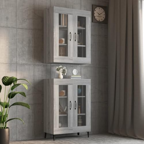 GCHDHAPB Schränke & Aufbewahrung, Buffets & Sideboards, Hängeschrank Grau Sonoma 69,5 x 34 x 90 cm von GCHDHAPB