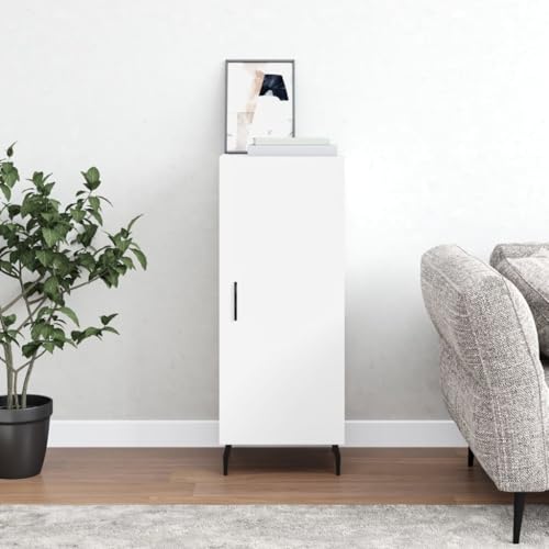 GCHDHAPB Schränke & Aufbewahrung, Buffets & Sideboards, Sideboard, Weiß, 34,5 x 34 x 90 cm, Holzwerkstoff von GCHDHAPB
