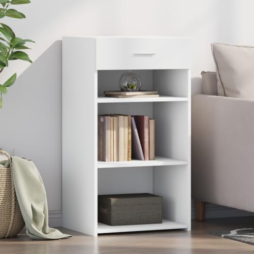 GCHDHAPB Schränke & Aufbewahrung, Buffets & Sideboards, Sideboard, Weiß, 50 x 42,5 x 93 cm, Holzwerkstoff von GCHDHAPB