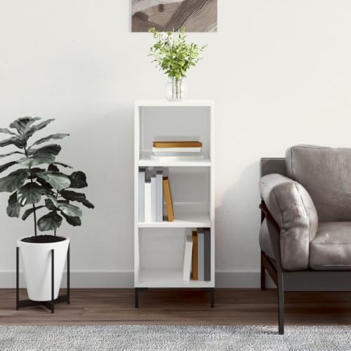 GCHDHAPB Schränke & Aufbewahrung, Buffets & Sideboards-Sideboard Hochglanz Weiß 34,5 x 32,5 x 90 cm Holzwerkstoff GCHDHAPB Schränke & Aufbewahrung, Buffets & Sideboards-Sideboard Hochglanz Weiß 34,5 x 32,5 x 90 cm Holzwerkstoff von GCHDHAPB