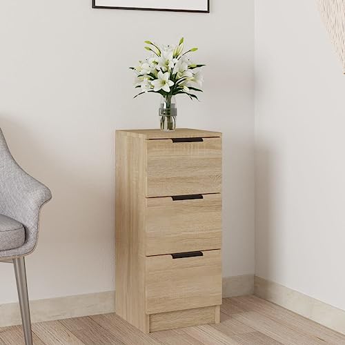 GCHDHAPB Schränke & Aufbewahrung, Buffets & Sideboards-Sideboard Sonoma Eiche 30x30x70cm Holzwerkstoff von GCHDHAPB