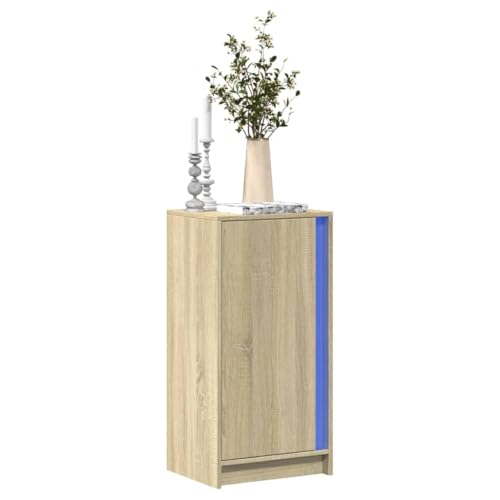 GCHDHAPB Schränke & Aufbewahrung, Buffets & Sideboards-Sideboard mit LED Sonoma Eiche, 42,5 x 34 x 85 cm, Holzwerkstoff GCHDHAPB Schränke & Aufbewahrung, Buffets & Sideboards-Sideboard mit LED Sonoma Eiche, 42,5 x 34 x 85 cm, Holzwerkstoff von GCHDHAPB