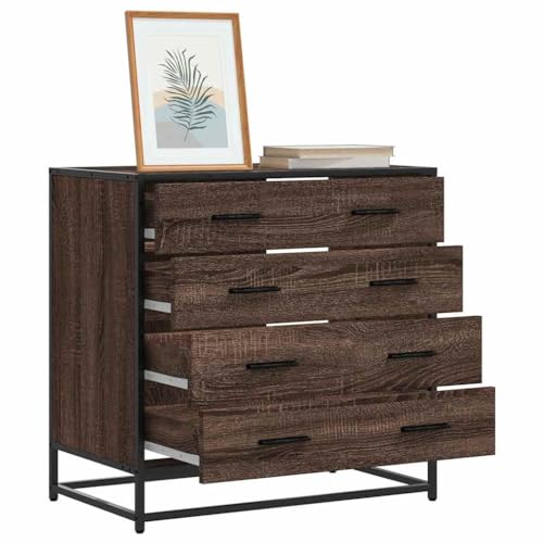 GCHDHAPB Schränke & Aufbewahrung, Kommode, Schubladenschrank, Braun Eiche, 70 x 41 x 70 cm, Holzwerkstoff GCHDHAPB Schränke & Aufbewahrung, Kommode, Schubladenschrank, Braun Eiche, 70 x 41 x 70 cm, Holzwerkstoff von GCHDHAPB