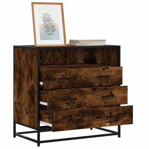 GCHDHAPB Schränke & Aufbewahrung, Kommode, Schubladenschrank, Raucheiche, 70 x 41 x 70 cm, Holzwerkstoff GCHDHAPB Schränke & Aufbewahrung, Kommode, Schubladenschrank, Raucheiche, 70 x 41 x 70 cm, Holzwerkstoff von GCHDHAPB