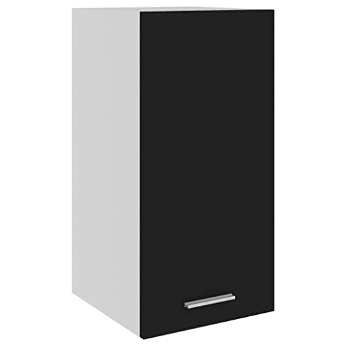 GCHDHAPB Schränke & Aufbewahrung, Küchenschränke, Hängeschrank, Lyon, Schwarz, 29,5 x 31 x 60 cm, Holzwerkstoff von GCHDHAPB