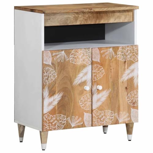 GCHDHAPB Schränke und Aufbewahrung, Medien-Aufbewahrungsschränke und -regale, Sideboard, 60 x 33,5 x 75 cm, Massivholz, Mango GCHDHAPB Schränke und Aufbewahrung, Medien-Aufbewahrungsschränke und -regale, Sideboard, 60 x 33,5 x 75 cm, Massivholz, Mango von GCHDHAPB