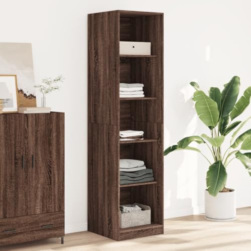 GCHDHAPB Schränke & Aufbewahrung, Schränke & Kleiderschränke, Garderobe, Braun Eiche, 50 x 50 x 200 cm, Holzwerkstoff von GCHDHAPB