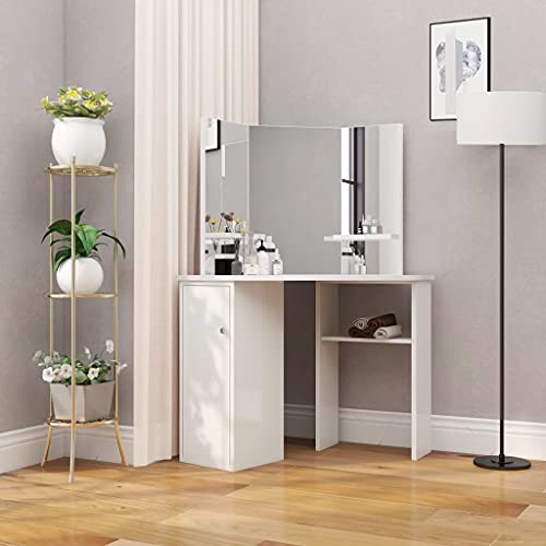 GCHDHAPB Schränke & Aufbewahrung, Waschtische, Schlafzimmer, Schminktische, Eck-Schminktisch, Kosmetiktisch, Schminktisch, Weiß GCHDHAPB Schränke & Aufbewahrung, Waschtische, Schlafzimmer, Schminktische, Eck-Schminktisch, Kosmetiktisch, Schminktisch, Weiß von GCHDHAPB