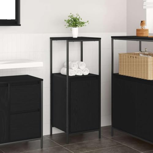 GCHDHAPB Schränke und Aufbewahrung, Waschtischunterschrank, Badezimmerschrank mit Regalen, schwarze Eiche, 36 x 35 x 95 cm GCHDHAPB Schränke und Aufbewahrung, Waschtischunterschrank, Badezimmerschrank mit Regalen, schwarze Eiche, 36 x 35 x 95 cm von GCHDHAPB