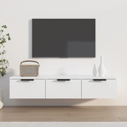 GCHDHAPB Schränke & Aufbewahrungs-Hängeschrank Weiß 102x30x20 cm Holzwerkstoff GCHDHAPB Schränke & Aufbewahrungs-Hängeschrank Weiß 102x30x20 cm Holzwerkstoff von GCHDHAPB