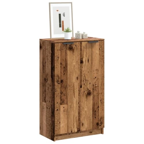GCHDHAPB Schränke & Aufbewahrungs-Schuhschrank Old Wood 59x35x100,5 cm Holzwerkstoff von GCHDHAPB