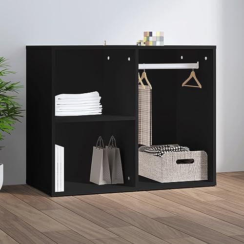 GCHDHAPB Schränke & Aufbewahrungskommode schwarz 80x40x65cm Holzwerkstoff GCHDHAPB Schränke & Aufbewahrungskommode schwarz 80x40x65cm Holzwerkstoff von GCHDHAPB