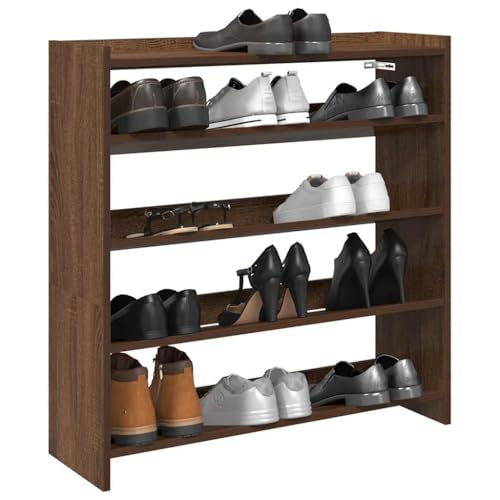 GCHDHAPB Schuhregal Braun Eiche 80x25x81cm Holzwerkstoff GCHDHAPB Schuhregal Braun Eiche 80x25x81cm Holzwerkstoff von GCHDHAPB