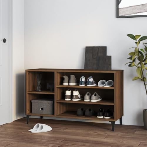GCHDHAPB Schuhschrank Braun Eiche 102x36x60cm Holzwerkstoff GCHDHAPB Schuhschrank Braun Eiche 102x36x60cm Holzwerkstoff von GCHDHAPB